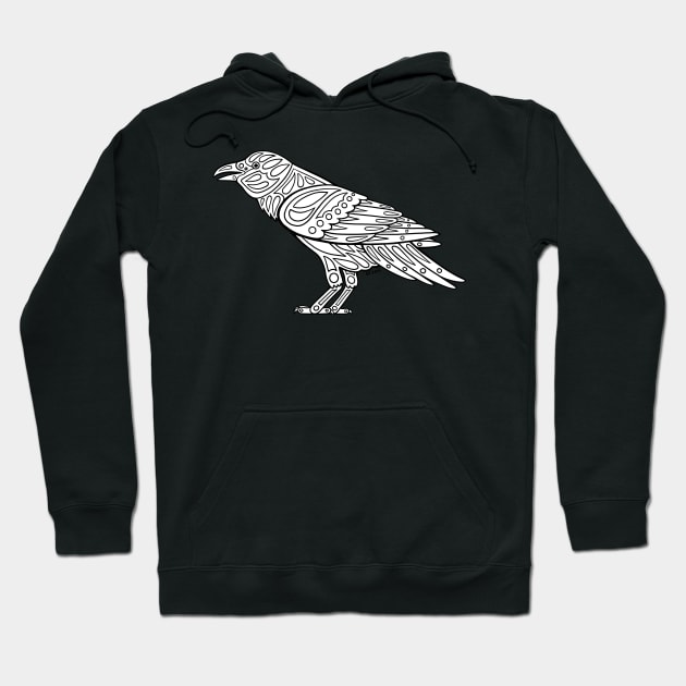 Native inspired Raven Hoodie by DahlisCrafter